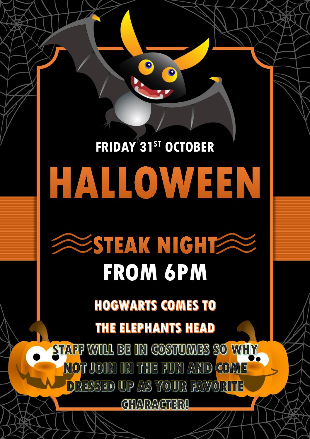 FRIDAY 31ST OCTOBERB